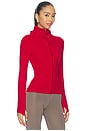 view 3 of 5 SWEAT À CAPUCHE LENA ZIP UP in Red