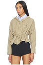 view 3 of 6 CHAQUETA ALEXIA in Natural
