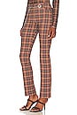 view 3 of 5 Tommy Pant in Chocolate Plaid