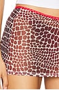 view 6 of 6 Elektra Skirt in Lizard