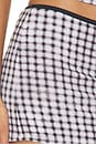 view 6 of 6 JUPE ELEKTRA  in Black & White Warped Plaid