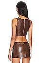 view 3 of 4 Campbell Corset in Chocolate Python