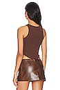 view 3 of 4 Bobbi Tank in Umber