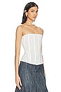 view 2 of 4 Libra Corset in White