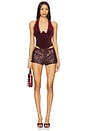 view 4 of 4 Ari Corset in Maroon