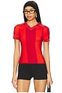 view 1 of 5 Mel Top in Red Stripe