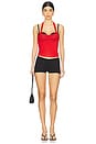 view 4 of 4 Pilar Top in Red Stripe