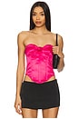 view 1 of 4 Carmen Corset in Fuschia