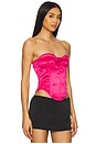 view 2 of 4 Carmen Corset in Fuschia
