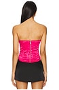 view 3 of 4 Carmen Corset in Fuschia