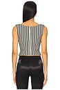 view 3 of 5 Laced Imogene Corset in Cream Stripe