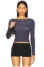 view 1 of 5 Amelia Top in Polka Dot