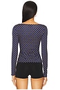 view 3 of 5 Amelia Top in Polka Dot