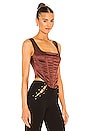 view 2 of 4 Campbell Corset in Brown