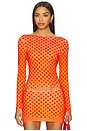 view 1 of 4 Amélia Top in Red Polka Dot