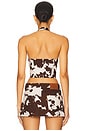 view 3 of 4 x REVOLVE Corset Top in White & Brown