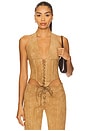 view 1 of 4 Bustier Top in Tan