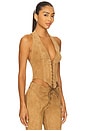 view 2 of 4 Bustier Top in Tan