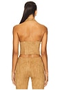 view 3 of 4 Bustier Top in Tan