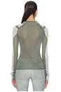 view 3 of 4 Long Sleeve Mel Top in Agave Green