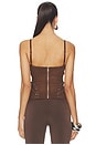 view 3 of 4 Christina Corset Top in Brown