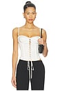 view 1 of 4 Emilia Corset in White