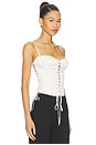 view 2 of 4 Emilia Corset in White