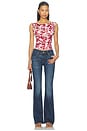 view 4 of 4 Lani Top in Red Hawaiian