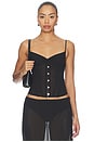 view 1 of 4 Alessia Corset Top in Black