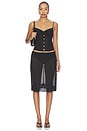 view 4 of 4 Alessia Corset Top in Black