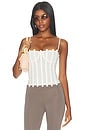 view 1 of 4 Lila Corset Top in Vanilla