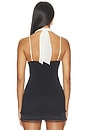 view 3 of 4 Vittoria Top in Vanilla & Black