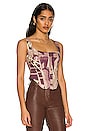 view 2 of 4 Campbell Corset in Stone Mauve