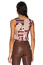 view 3 of 4 Campbell Corset in Stone Mauve