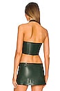 view 3 of 4 MARA コルセットトップ in Forest Green