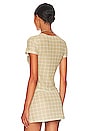 view 3 of 4 MINI 티셔츠 in Baby Plaid Limon