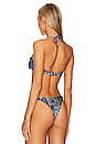 view 3 of 4 Rio Bikini Top in Denim Print