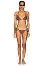 view 4 of 4 HAUT DE MAILLOT DE BAIN KAUAI in Brown Monogram