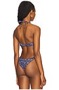 view 3 of 4 Rio Bikini Top in Bandana Navy