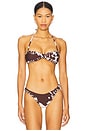 view 1 of 6 x REVOLVE Rio Bikini Top in White & Brown