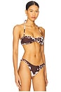 view 2 of 6 x REVOLVE Rio Bikini Top in White & Brown