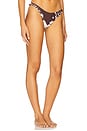 view 2 of 6 x REVOLVE Rio Bikini Bottom in White & Brown