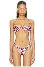 view 1 of 4 Rio Bikini Top in Red Hawaiian