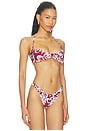 view 2 of 4 Rio Bikini Top in Red Hawaiian