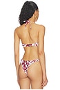 view 3 of 4 Rio Bikini Top in Red Hawaiian