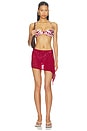 view 4 of 4 Rio Bikini Top in Red Hawaiian