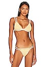 view 1 of 5 TOP BIKINI MILA in Jaune, cru, & Gold