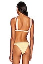 view 3 of 5 Mila Bikini Top in Jaune, cru, & Gold
