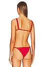 view 3 of 4 Brune Bikini Top in Rouge