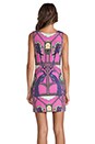 view 4 of 6 Fitted Mini Dress in Caravan Magenta